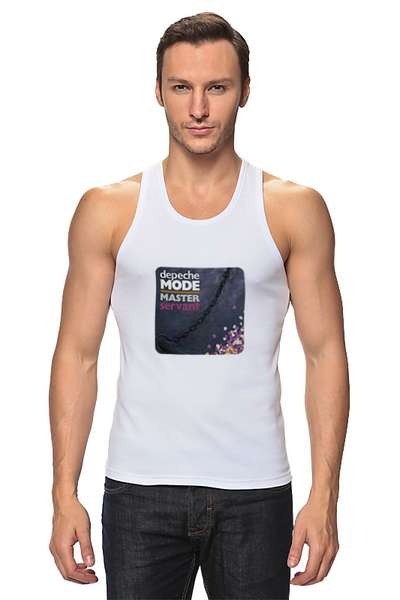 Заказать майку в Москве. Майка классическая Depeche Mode  от Fedor - готовые дизайны и нанесение принтов.