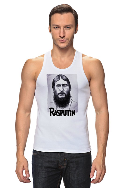 Заказать майку в Москве. Майка классическая Rasputin от Leichenwagen - готовые дизайны и нанесение принтов.