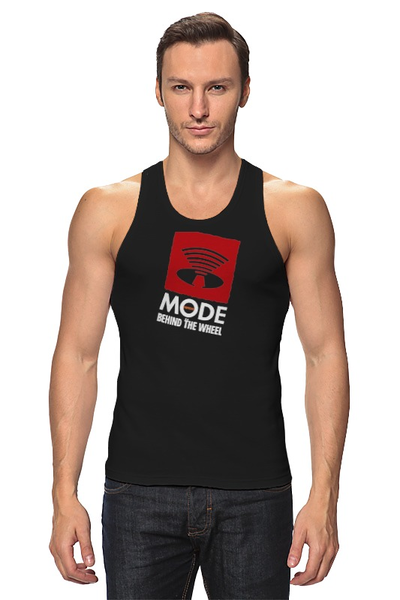 Заказать майку в Москве. Майка классическая Depeche Mode / Behind The wheel от OEX design - готовые дизайны и нанесение принтов.