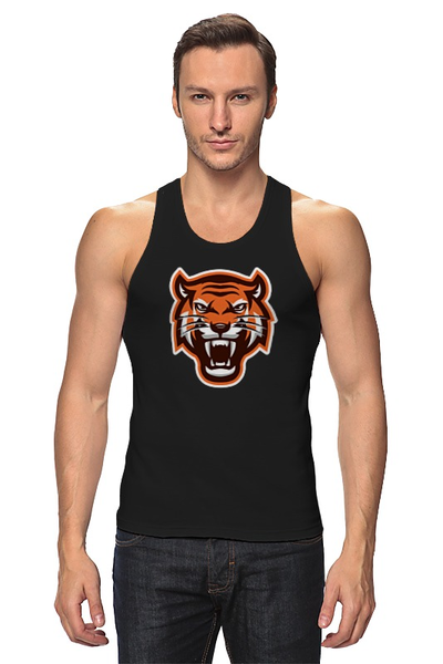 Заказать майку в Москве. Майка классическая Tiger от Polilog - готовые дизайны и нанесение принтов.