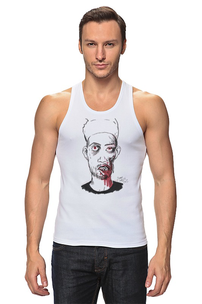 Заказать майку в Москве. Майка классическая Zombie art от Иван - готовые дизайны и нанесение принтов.