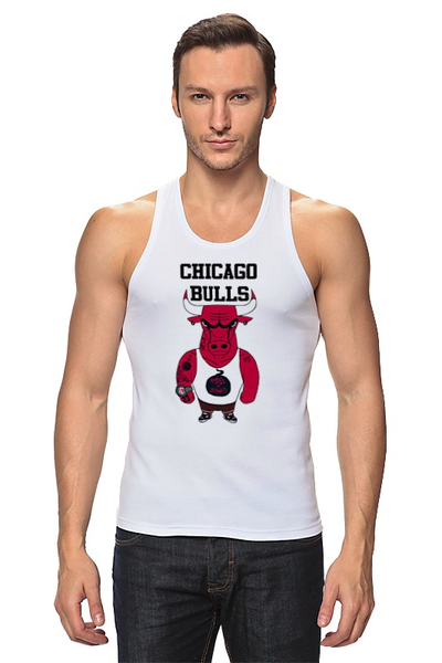Заказать майку в Москве. Майка классическая Chicago Bulls от dizer - готовые дизайны и нанесение принтов.