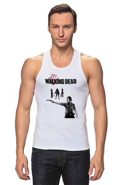 Заказать майку в Москве. Майка классическая The Walking Dead от Pomidor - готовые дизайны и нанесение принтов.