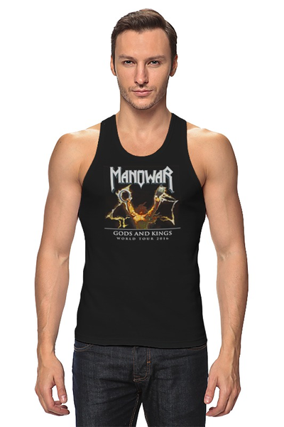 Заказать майку в Москве. Майка классическая Manowar Band от Leichenwagen - готовые дизайны и нанесение принтов.