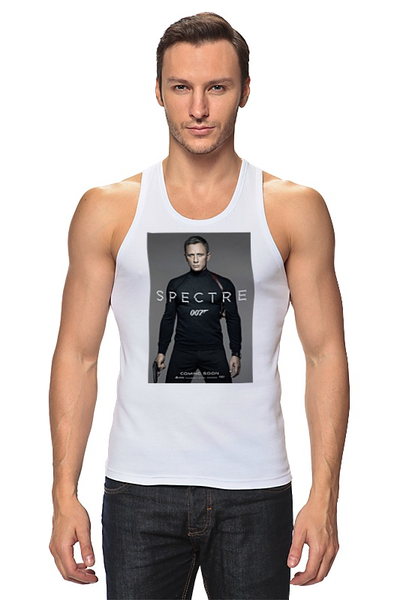 Заказать майку в Москве. Майка классическая Bond 007 / Spectre от KinoArt - готовые дизайны и нанесение принтов.