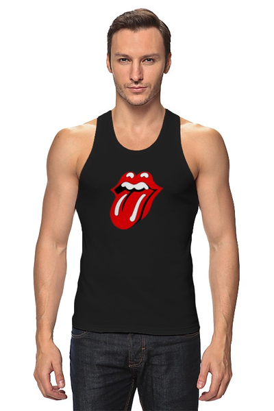 Заказать майку в Москве. Майка классическая The Rolling Stones от coolmag - готовые дизайны и нанесение принтов.