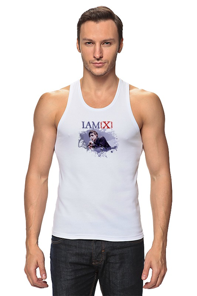 Заказать майку в Москве. Майка классическая IAMX / Chris Corner от OEX design - готовые дизайны и нанесение принтов.