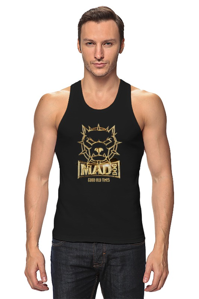 Заказать майку в Москве. Майка классическая Mad dog gold от Серега Шнайдер - готовые дизайны и нанесение принтов.