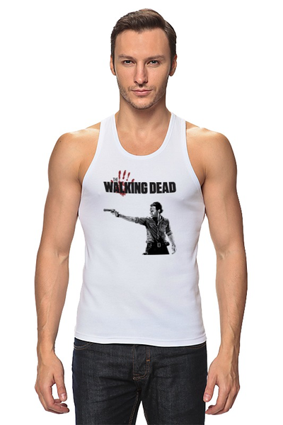 Заказать майку в Москве. Майка классическая The Walking Dead от Pomidor - готовые дизайны и нанесение принтов.