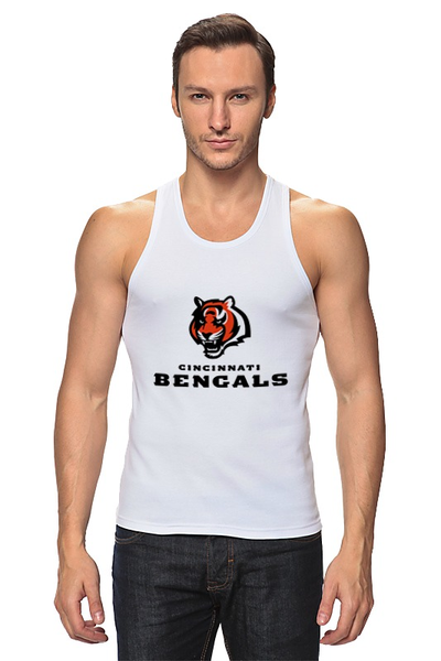 Заказать майку в Москве. Майка классическая Cincinnati Bengals от dobryidesign - готовые дизайны и нанесение принтов.