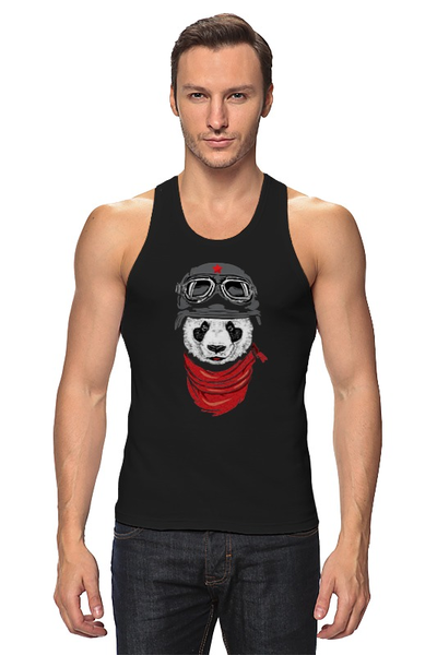 Заказать майку в Москве. Майка классическая Soviet panda от priceless - готовые дизайны и нанесение принтов.