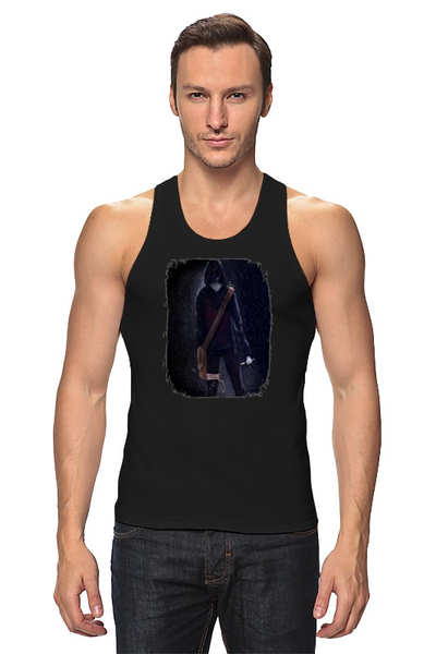 Заказать майку в Москве. Майка классическая Крипипаста  от kirkinpuzel666@yandex.ru - готовые дизайны и нанесение принтов.