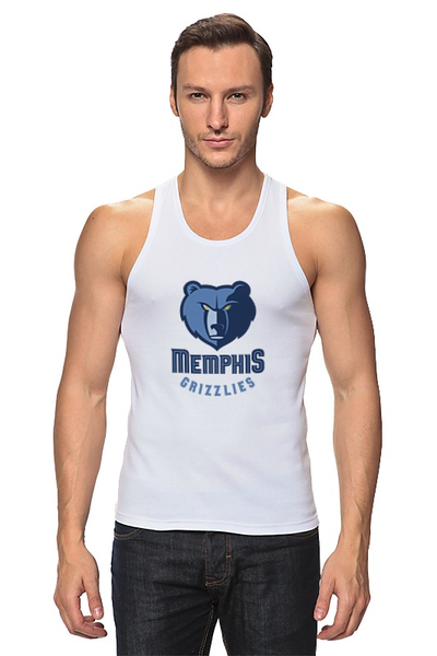 Заказать майку в Москве. Майка классическая Memphis Grizzlies от BURNSHIRTS - готовые дизайны и нанесение принтов.