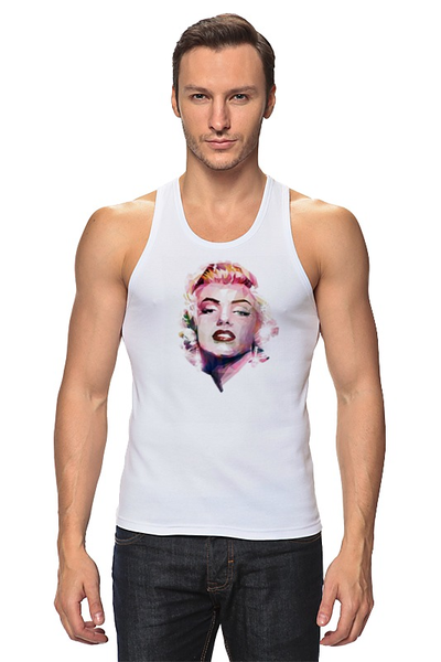 Заказать майку в Москве. Майка классическая Marilyn Monroe от kamila - готовые дизайны и нанесение принтов.