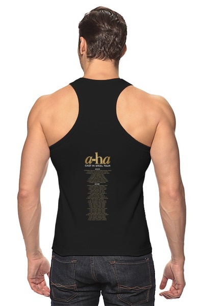Заказать майку в Москве. Майка классическая a-ha / Cast In Steel Tour от OEX design - готовые дизайны и нанесение принтов.