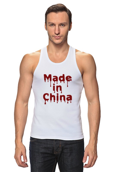 Заказать майку в Москве. Майка классическая Made In China от trend - готовые дизайны и нанесение принтов.