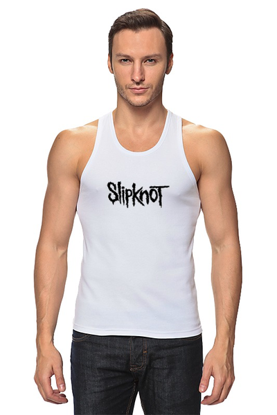 Заказать майку в Москве. Майка классическая Slipknot от YellowCloverShop - готовые дизайны и нанесение принтов.