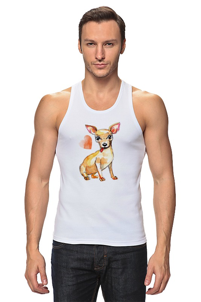Заказать майку в Москве. Майка классическая Pam-pam-pam-pa-pa... Chihuahua! от Evgenia Bandagnomych - готовые дизайны и нанесение принтов.