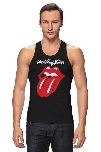 Заказать майку в Москве. Майка классическая The Rolling Stones от BeliySlon - готовые дизайны и нанесение принтов.