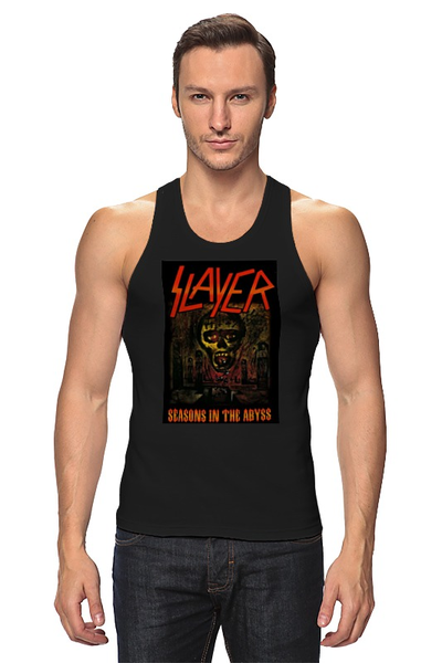 Заказать майку в Москве. Майка классическая Slayer-Season In The Abyss 1990 от Илья - готовые дизайны и нанесение принтов.