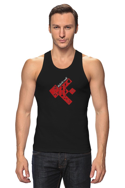 Заказать майку в Москве. Майка классическая Depeche Mode / Symbols от OEX design - готовые дизайны и нанесение принтов.