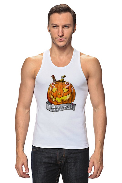 Заказать майку в Москве. Майка классическая Helloween от Антон Величко - готовые дизайны и нанесение принтов.