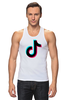 Заказать майку в Москве. Майка классическая TikTok  от DESIGNER   - готовые дизайны и нанесение принтов.