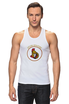 Заказать майку в Москве. Майка классическая Ottawa Senators от kspsshop - готовые дизайны и нанесение принтов.