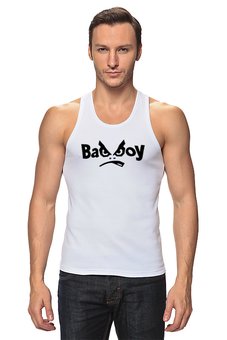 Заказать майку в Москве. Майка классическая Bad Boy от DESIGNER   - готовые дизайны и нанесение принтов.