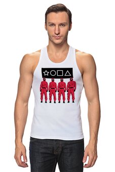 Заказать майку в Москве. Майка классическая Игра в кальмара от gopotol - готовые дизайны и нанесение принтов.