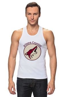 Заказать майку в Москве. Майка классическая Arizona Coyotes от kspsshop - готовые дизайны и нанесение принтов.