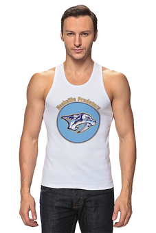 Заказать майку в Москве. Майка классическая Nashville Predators от kspsshop - готовые дизайны и нанесение принтов.