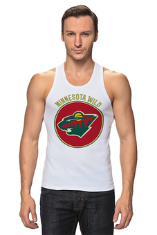 Заказать майку в Москве. Майка классическая minnesota wild от kspsshop - готовые дизайны и нанесение принтов.