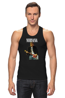 Заказать майку в Москве. Майка классическая Nirvana Kurt Cobain Live & Loud t-shirt от rancid - готовые дизайны и нанесение принтов.