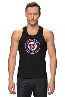 Заказать майку в Москве. Майка классическая Washington Nationals от dobryidesign - готовые дизайны и нанесение принтов.