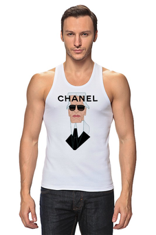 Заказать майку в Москве. Майка классическая Chanel от Leichenwagen - готовые дизайны и нанесение принтов.