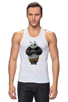 Заказать майку в Москве. Майка классическая Kung Fu Panda от Kung Fu  - готовые дизайны и нанесение принтов.