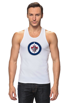 Заказать майку в Москве. Майка классическая Winnipeg Jets / NHL Canada от KinoArt - готовые дизайны и нанесение принтов.