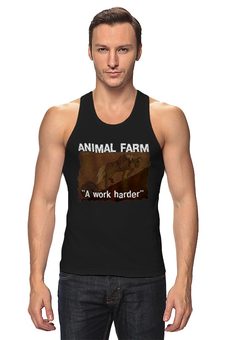 Заказать майку в Москве. Майка классическая animal farm от торгаш - готовые дизайны и нанесение принтов.