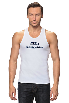 Заказать майку в Москве. Майка классическая Seattle Seahawks от dobryidesign - готовые дизайны и нанесение принтов.