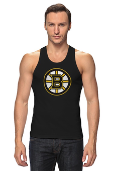 Заказать майку в Москве. Майка классическая Boston Bruins от dobryidesign - готовые дизайны и нанесение принтов.