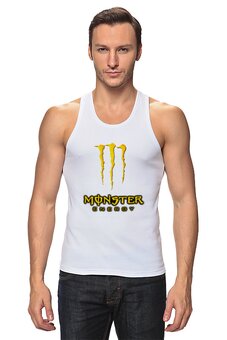 Заказать майку в Москве. Майка классическая Monster Energy от THE_NISE  - готовые дизайны и нанесение принтов.