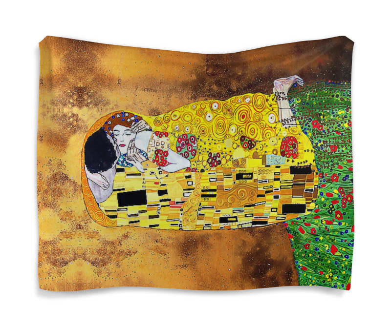 neret g gustav klimt Printio Гобелен 180х145 Поцелуй(gustav klimt)