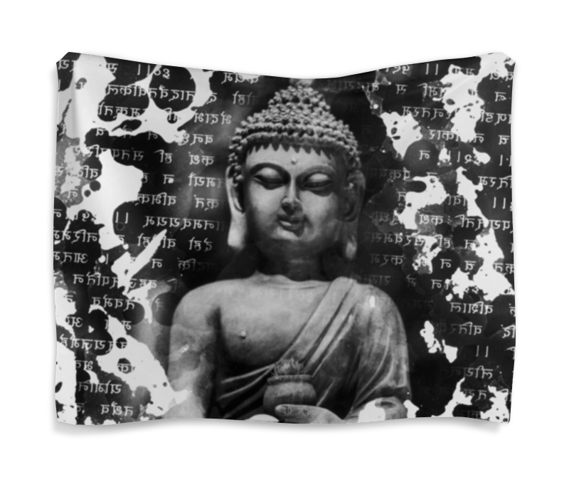 Printio Гобелен 180х145 Будда (письмена) printio шторы в ванную будда письмена