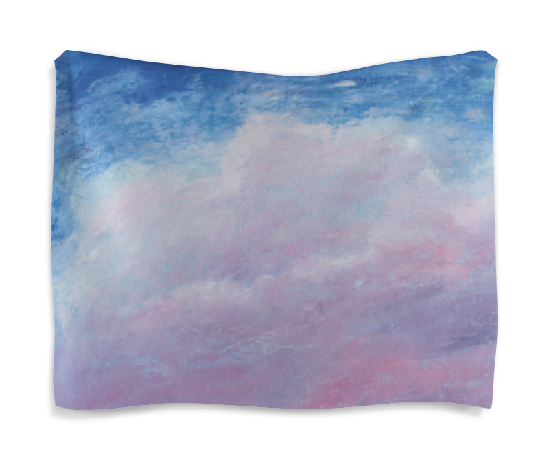 Printio Гобелен 180х145 Розовое облако на небе printio флаг 135×90 см розовое облако на небе