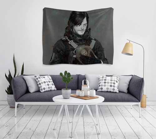 Заказать гобелен в Москве. Гобелен 180х145 Death Stranding от Дана Столыпина - готовые дизайны и нанесение принтов.