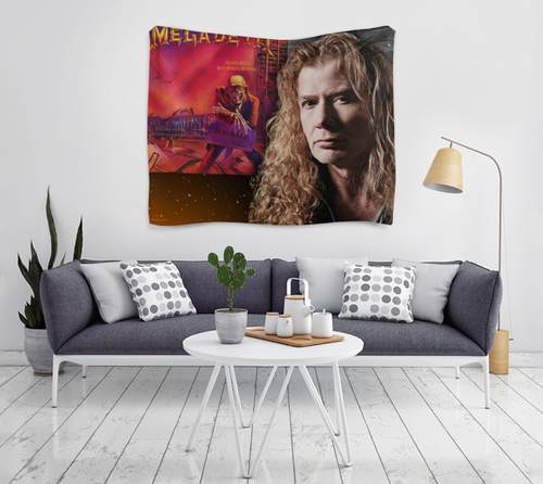 Заказать гобелен в Москве. Гобелен 180х145 Megadeth Art от Aleksey Rovensky - готовые дизайны и нанесение принтов.