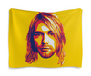 Заказать гобелен в Москве. Гобелен 180х145 Kurt Cobain от Jimmy Flash - готовые дизайны и нанесение принтов.