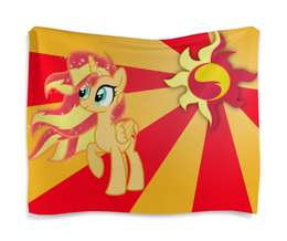 Заказать гобелен в Москве. Гобелен 180х145 Sunset Shimmer Color Line от shadow_dash - готовые дизайны и нанесение принтов.