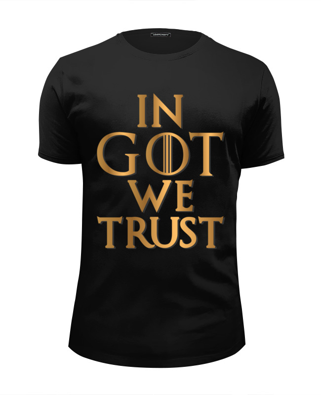 Printio Футболка Wearcraft Premium Slim Fit In got we trust printio футболка wearcraft premium slim fit in got we trust